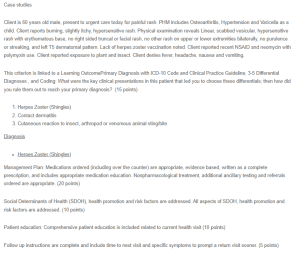 Primary Care adult - Herpes Zoster (Shingles)