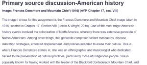 Primary source discussion-American history