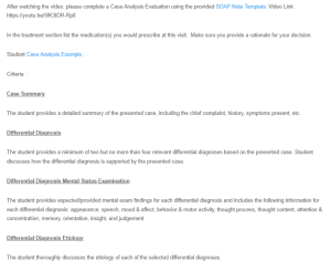 SOAP Note - Depression