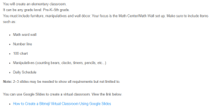 Virtual Classroom Design