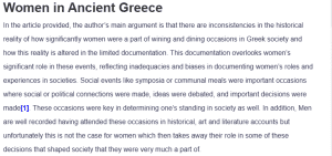 Women in Ancient Greece