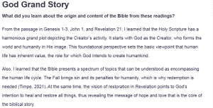 God Grand Story