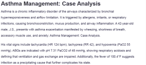 Asthma Management: Case Analysis