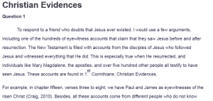 Christian Evidences
