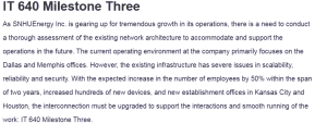 IT 640 Milestone Three