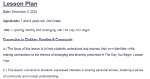 Lesson Plan