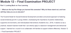 Module 12 – Final Examination PROJECT