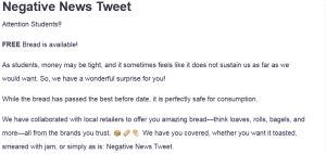 Negative News Tweet