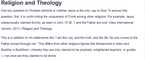 Religion and Theology
