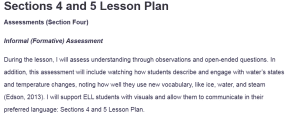 Sections 4 and 5 Lesson Plan