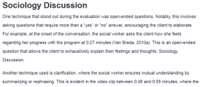 Sociology Discussion