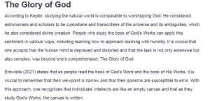 The Glory of God