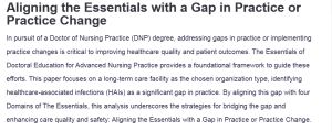 Aligning the Essentials with a Gap in Practice or Practice Change