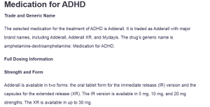 Medication for ADHD