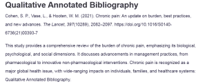 Qualitative Annotated Bibliography