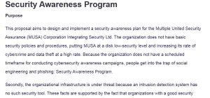 Security Awareness Program