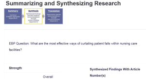 Summarizing and Synthesizing Research