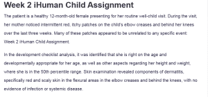 Week 2 iHuman Child Assignment