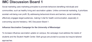 IMC Discussion Board 1