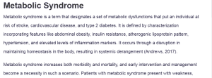Metabolic Syndrome
