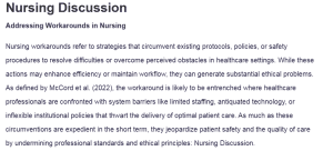 Nursing Discussion