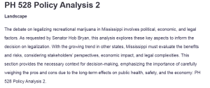 PH 528 Policy Analysis 2
