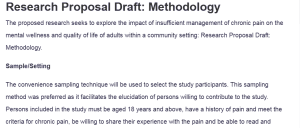 Research Proposal Draft: Methodology