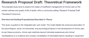 Research Proposal Draft: Theoretical Framework