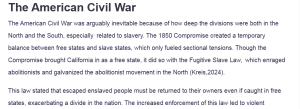The American Civil War