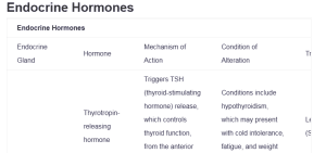 Endocrine Hormones