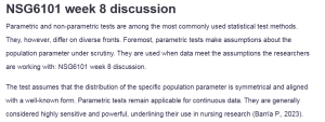 NSG6101 week 8 discussion