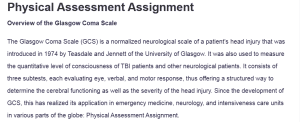 Physical Assessment Assignment