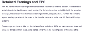 Retained Earnings and EPS