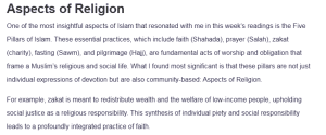 Aspects of Religion