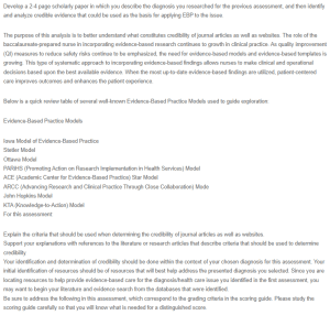 Determining the Resources of Evidence and Resources