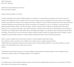 Discussion - Patient-Centered Workflow