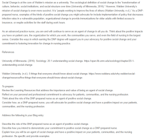 Discussion - Positive Social Change