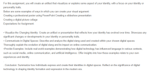 Exploring Personal Expression in the Online World