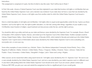 How the Courts Address or Respect Our Rights as Citizens - Outline