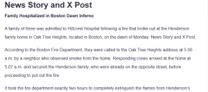 News Story and X Post