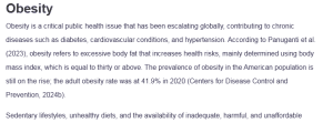 Obesity