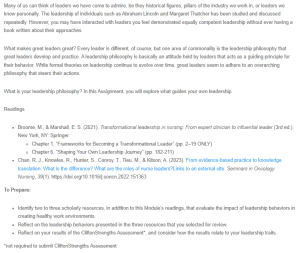 Personal Leadership Philosophy