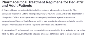 Pharmaceutical Treatment Regimens for Pediatric and Adult Patients