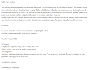 Ratio Analysis - Expense Forecasting