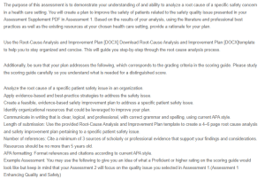 Root-Cause Analysis and Safety Improvement Plan