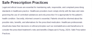 Safe Prescription Practices