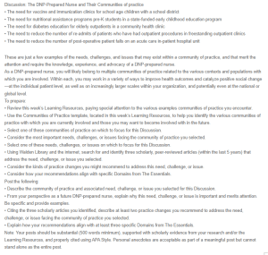 The DNP-Prepared Nurse and Their Communities of Practice