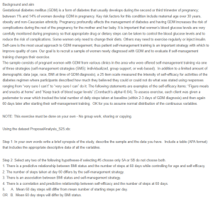 Assessment of Diabetes Self-Management Among Pregnant Women