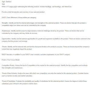 BarkBox SWOT Chart & Porter’s Five Forces Model