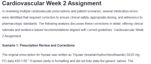 Cardiovascular Week 2 Assignment
